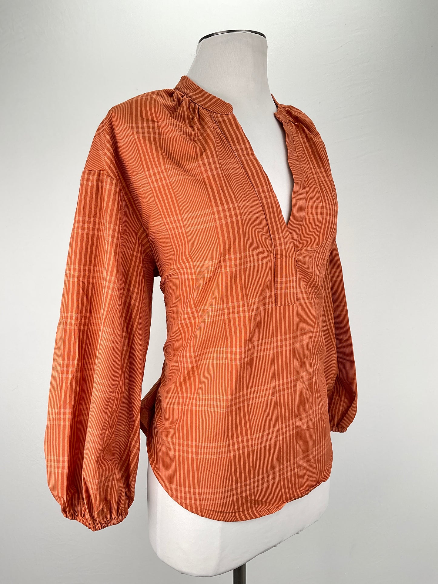 Blusa Naranja de Cuadro A New Day