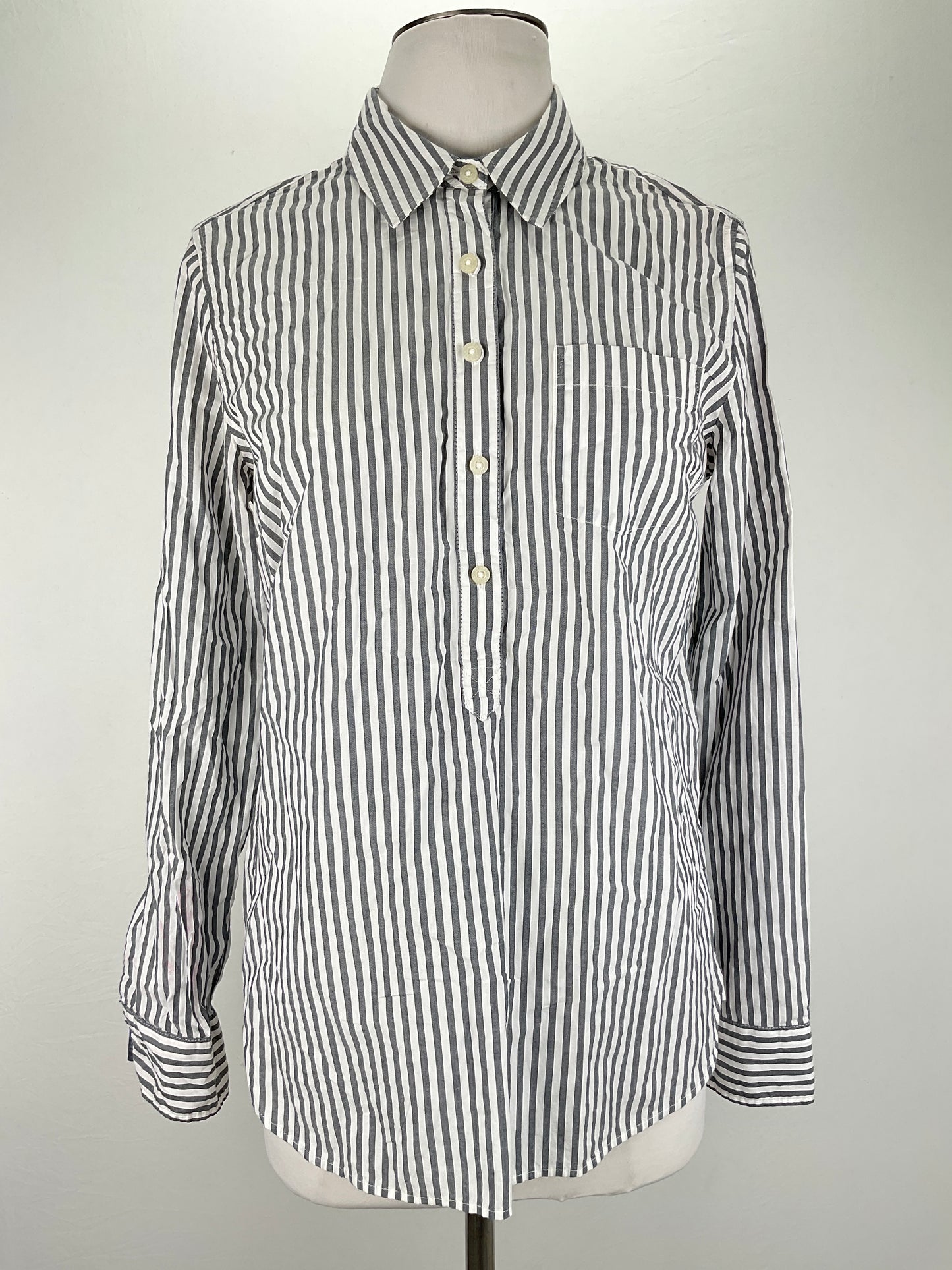Camisa Gris de Rayas Tommy Hilfiger