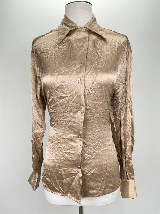 Camisa Dorado Linda Allard Ellen Tracy