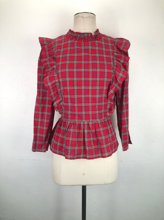 Blusa Rojo de Cuadro Skies Are Blue