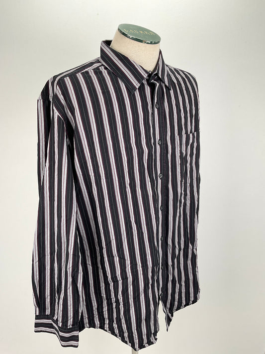 Camisa Negro de Rayas George