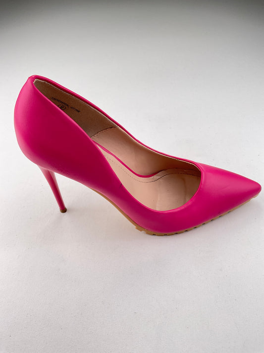 Zapatos Rosado de Tacón Fashion Nova