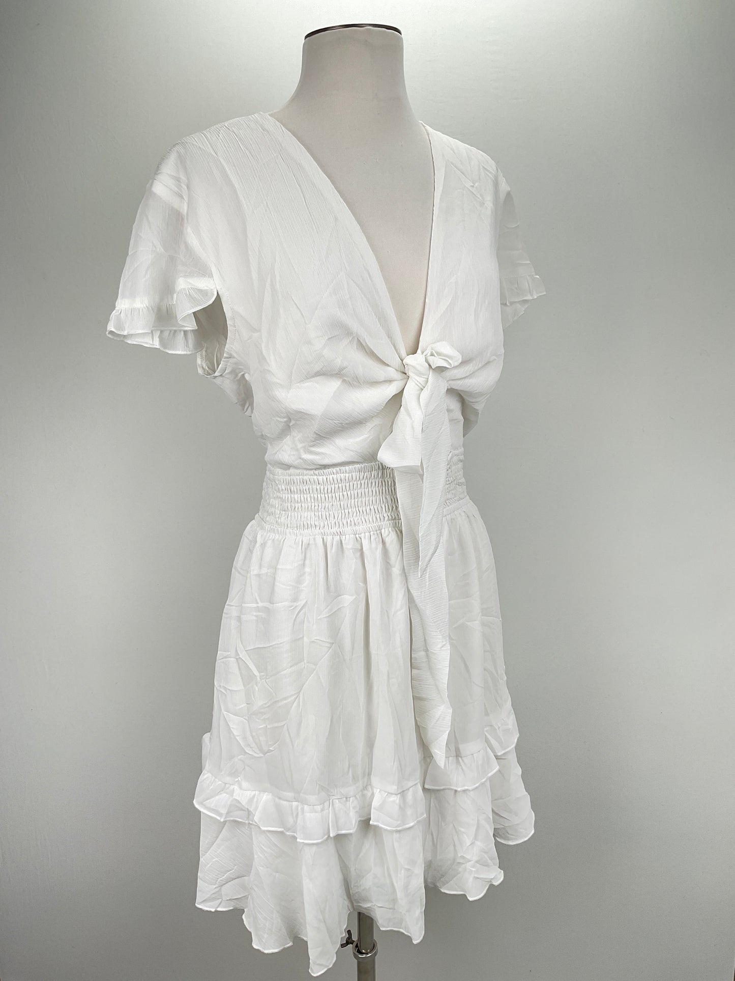 Vestido Blanco Pretty Garden Chic