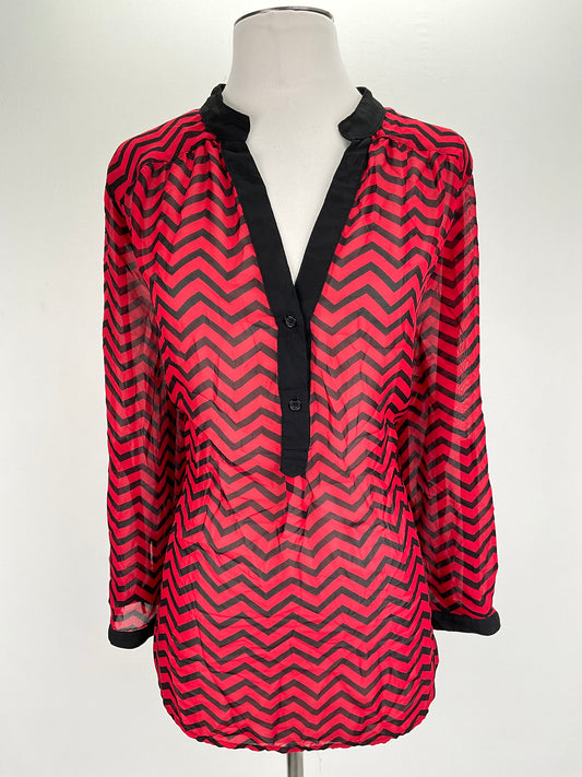 Blusa Rojo Rayas Tacera