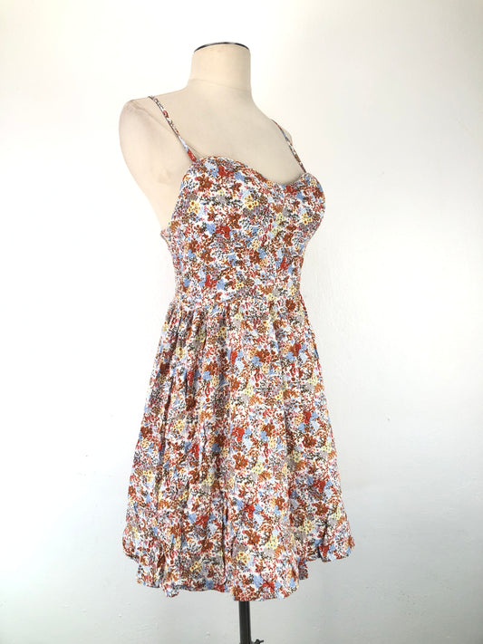 Vestido  Multicolor de Floral New Look