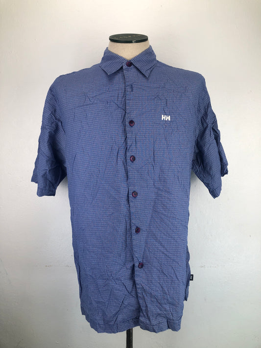 Camisa Azul De Cuadro Helly Hansen