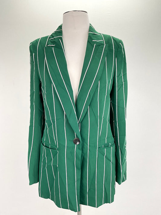 Chaqueta Verde de Rayas HM