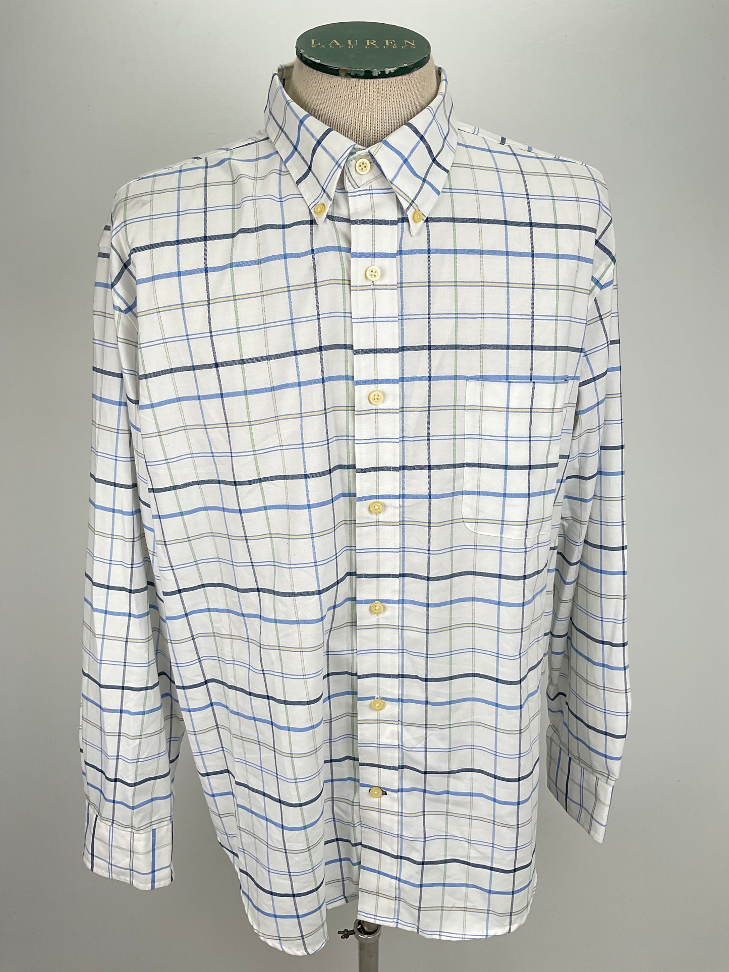 Camisa Blanco de Cuadro St .John’s Bay