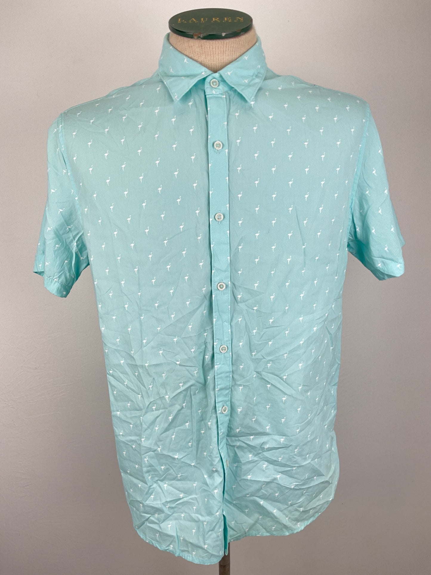 Camisa Azul claro Denim Flower