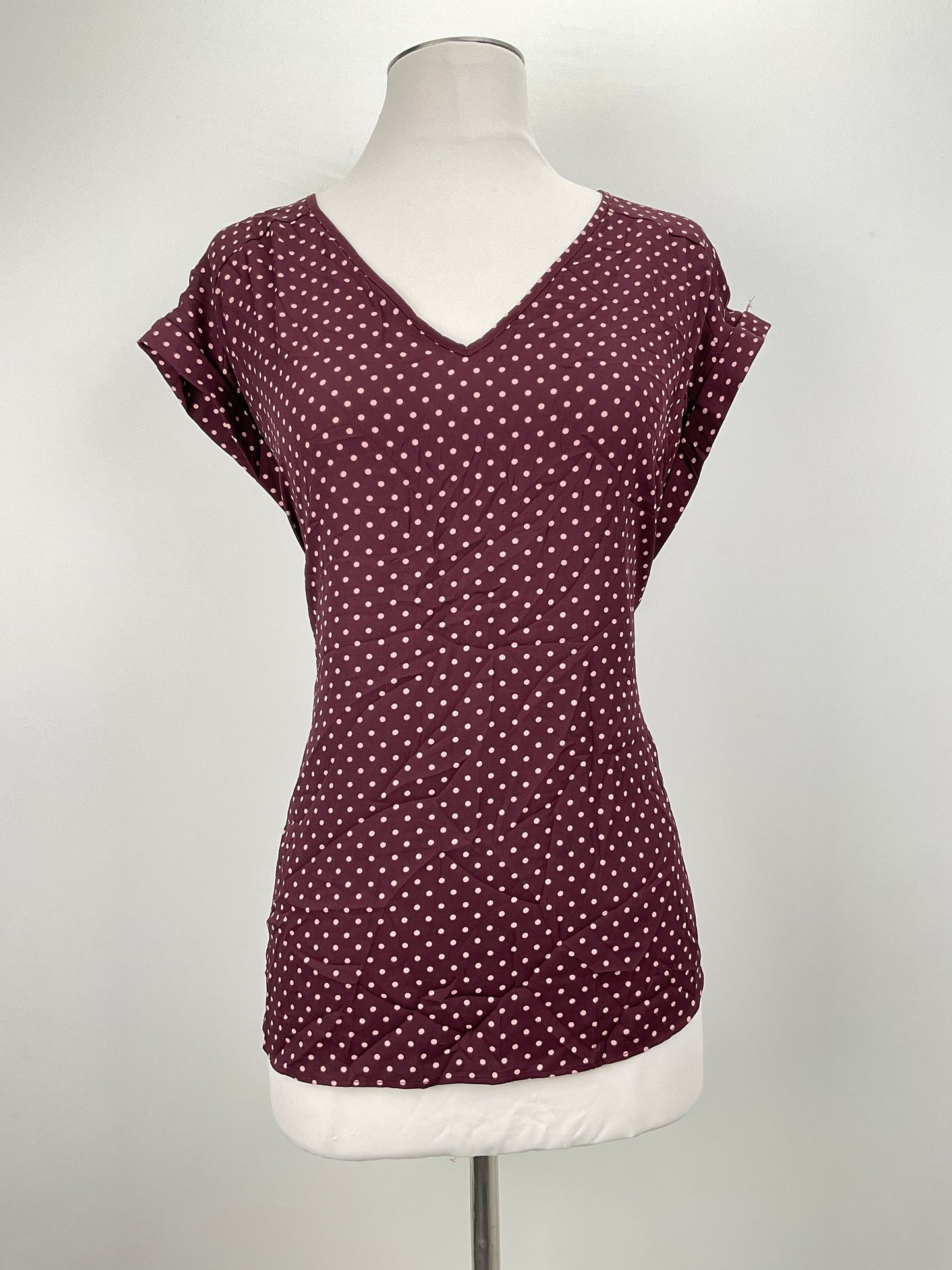 Blusa Rojo vino de Lunares 7Avenue
