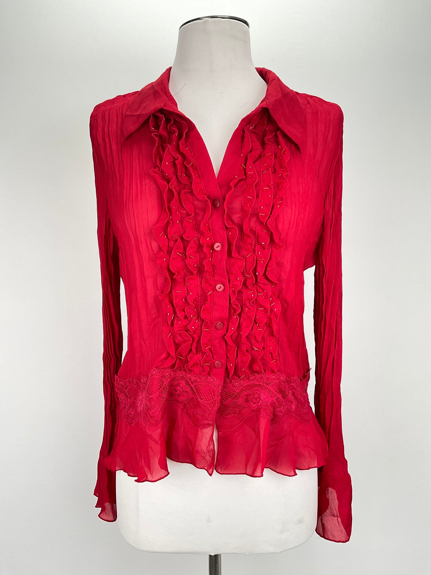 Camisa Rojo Floral Sunny Taylor