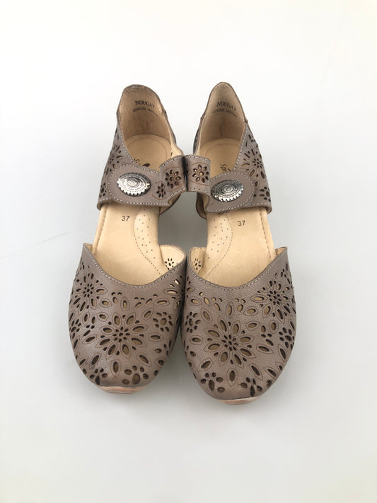 Zapatilla Marron de Plataforma Spring Step