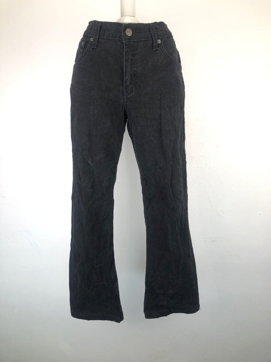 Pantalon Negro Jeans Stretch Bootcut