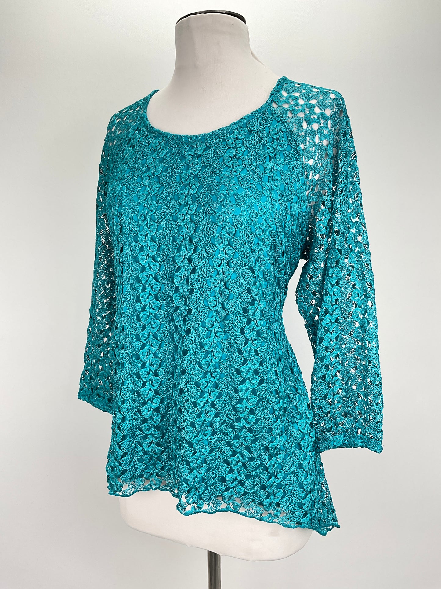 Blusa Azul Floral New Directions