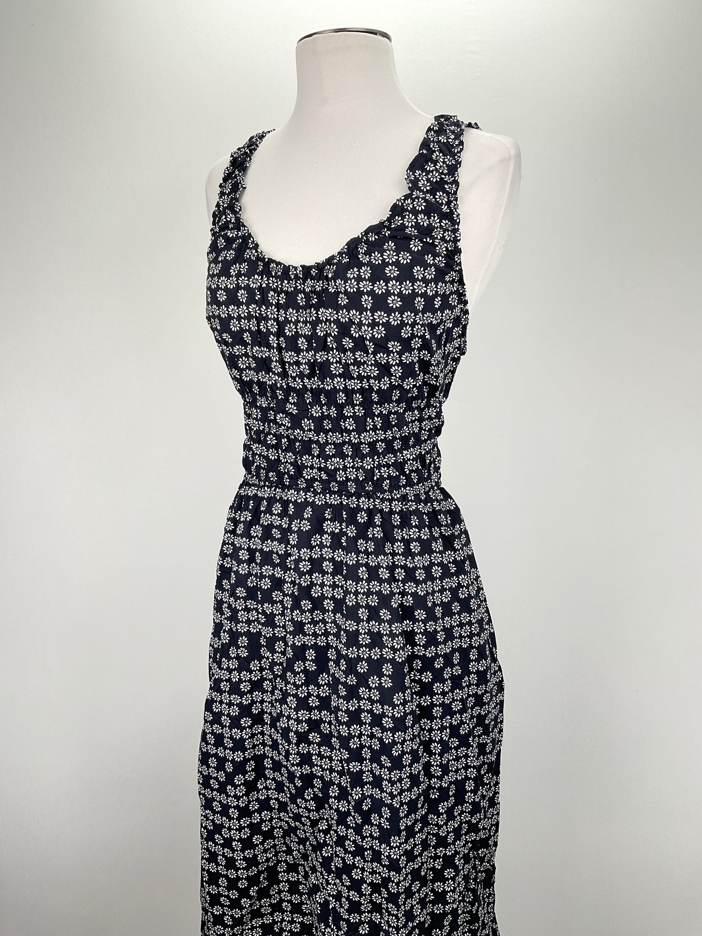 Vestido Azul marino Floral Universal Thread
