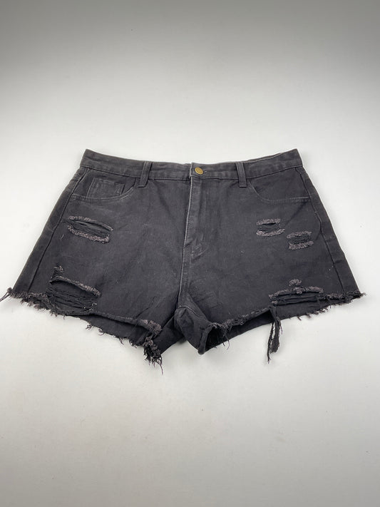 Short Jeans Negro Shein