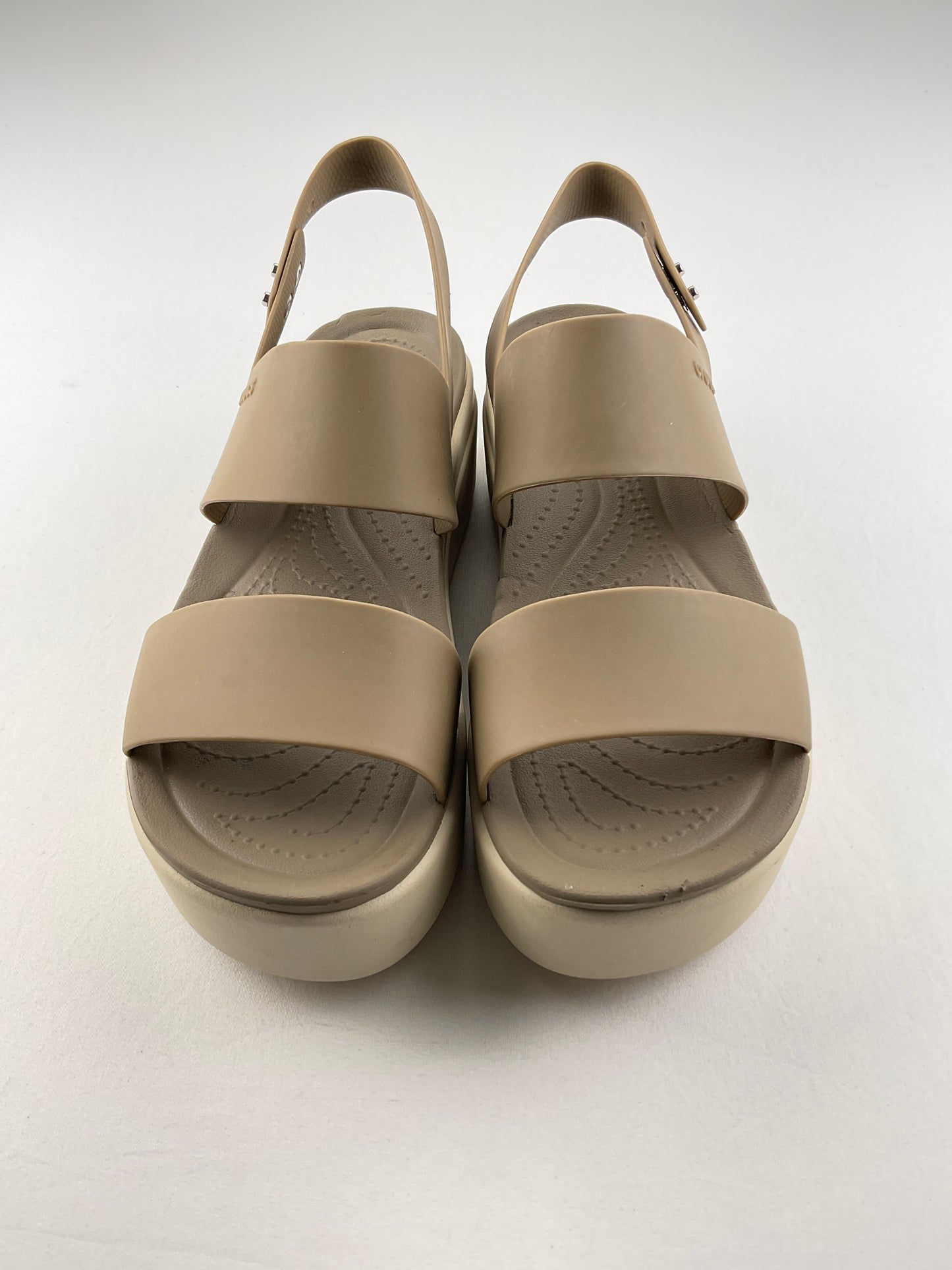 Zapatilla Crema Plataforma Crocs