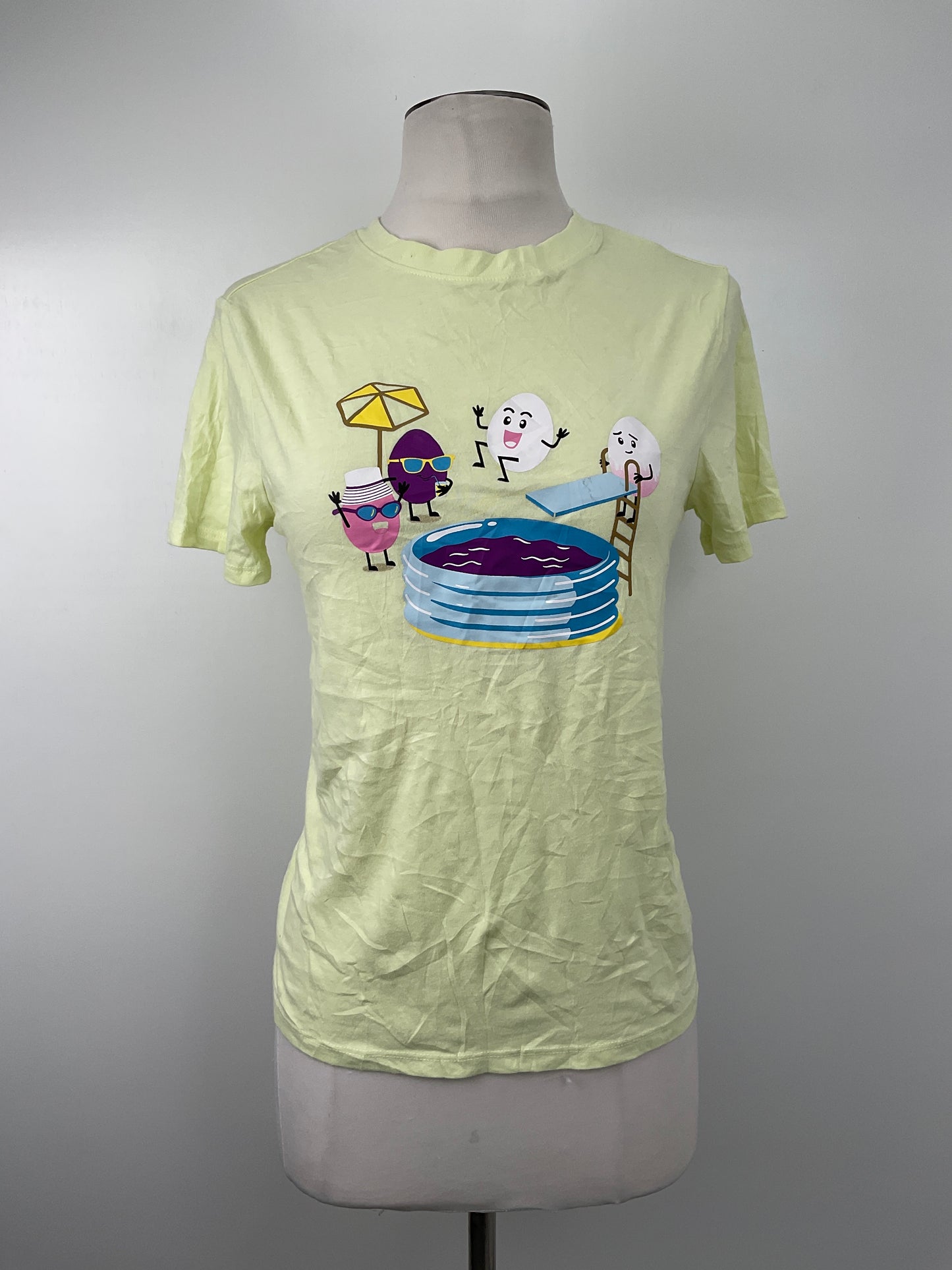 Camiseta Verde limón Cata Back