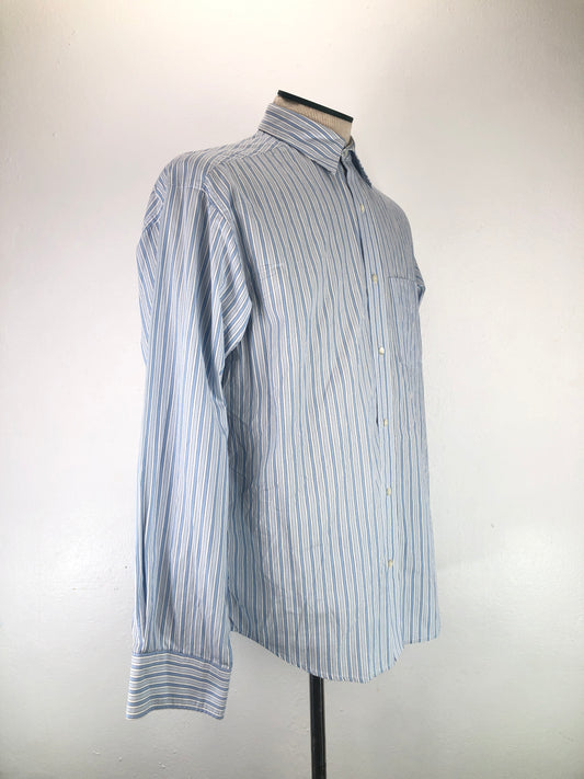 Camisa Azul claro de Cuadro Banana Republic