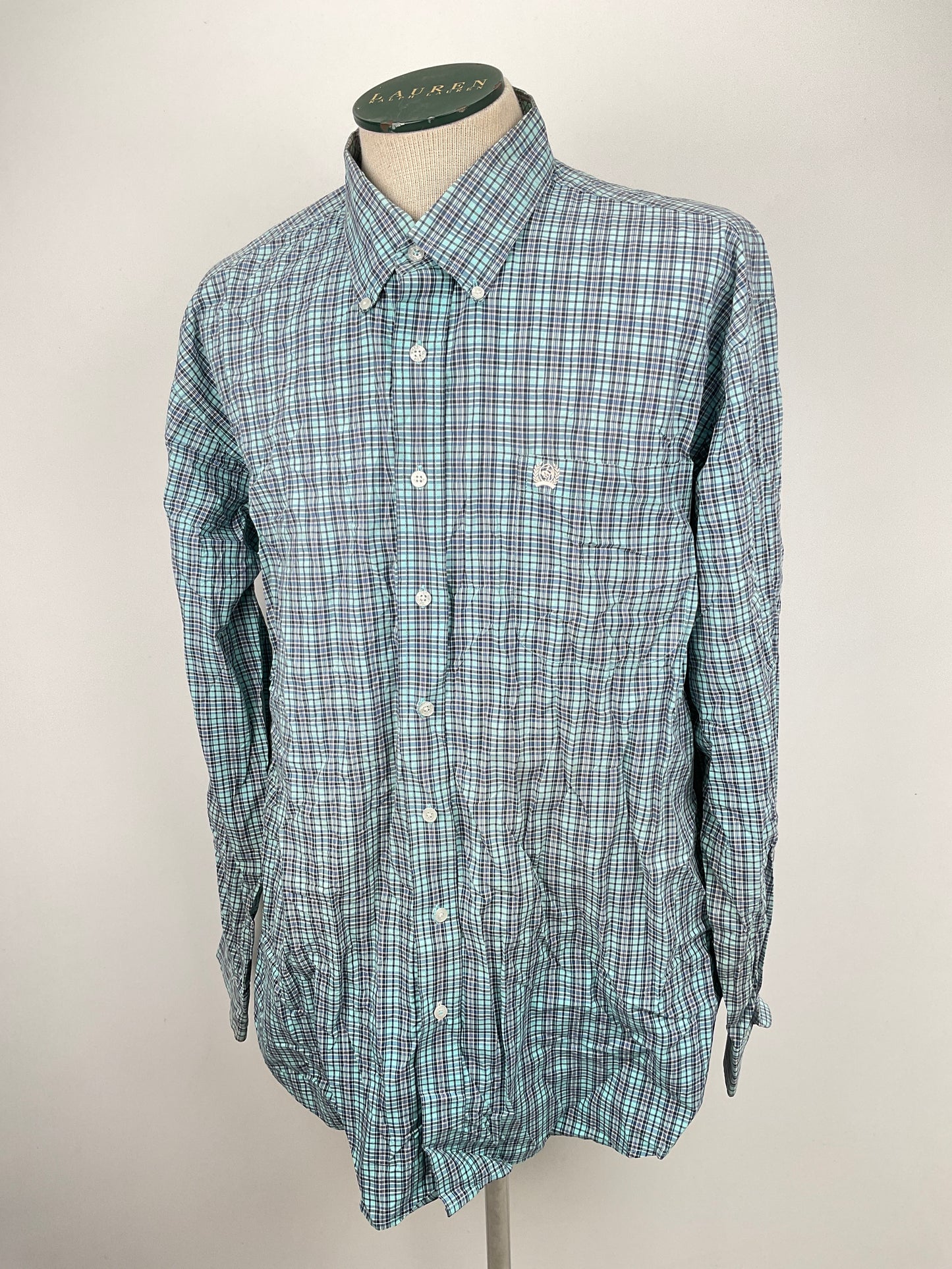 Camisa Azul claro de Cuadro Cinch