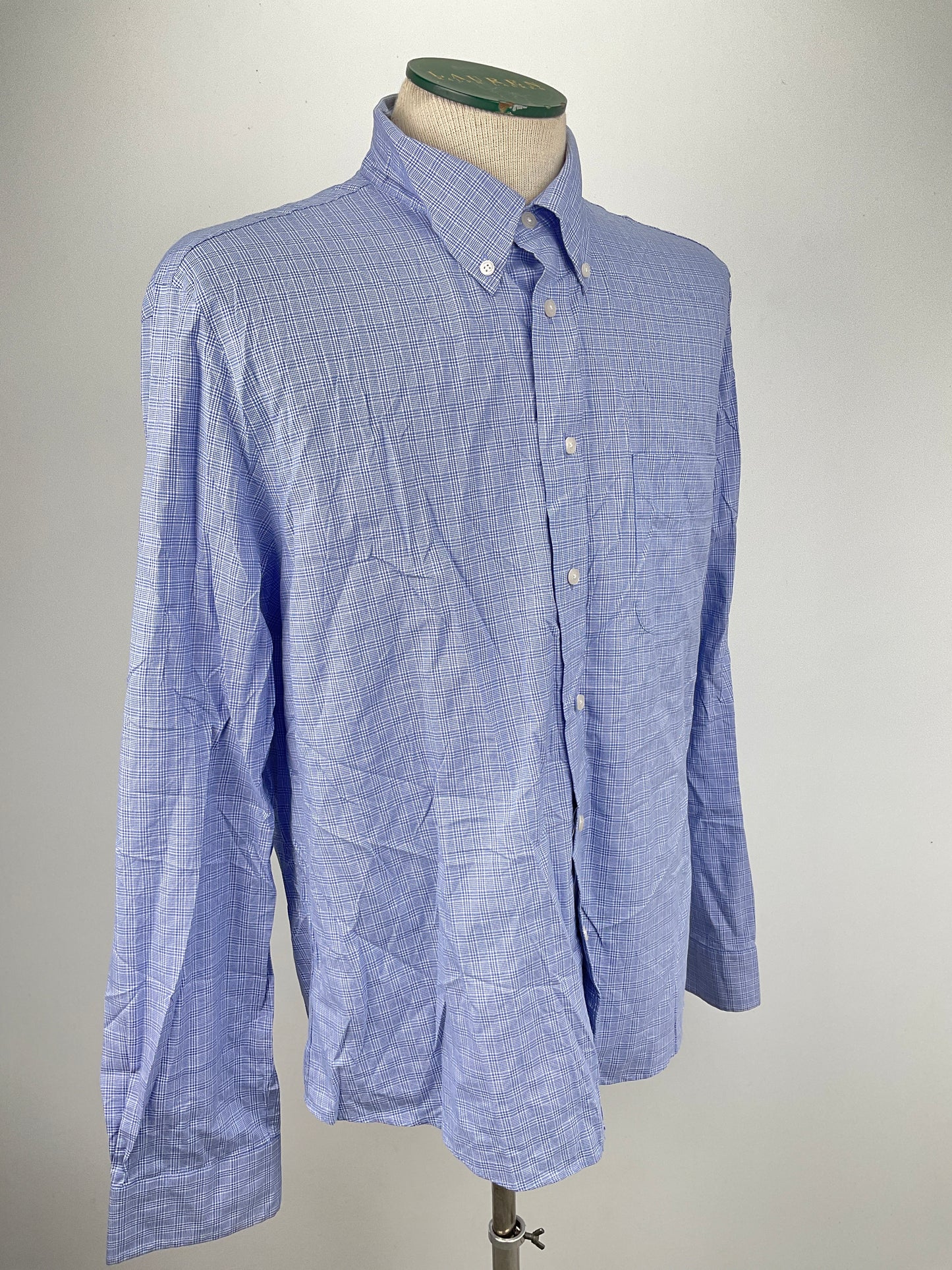 Camisa Azul claro de Cuadro Jos. A. Bank