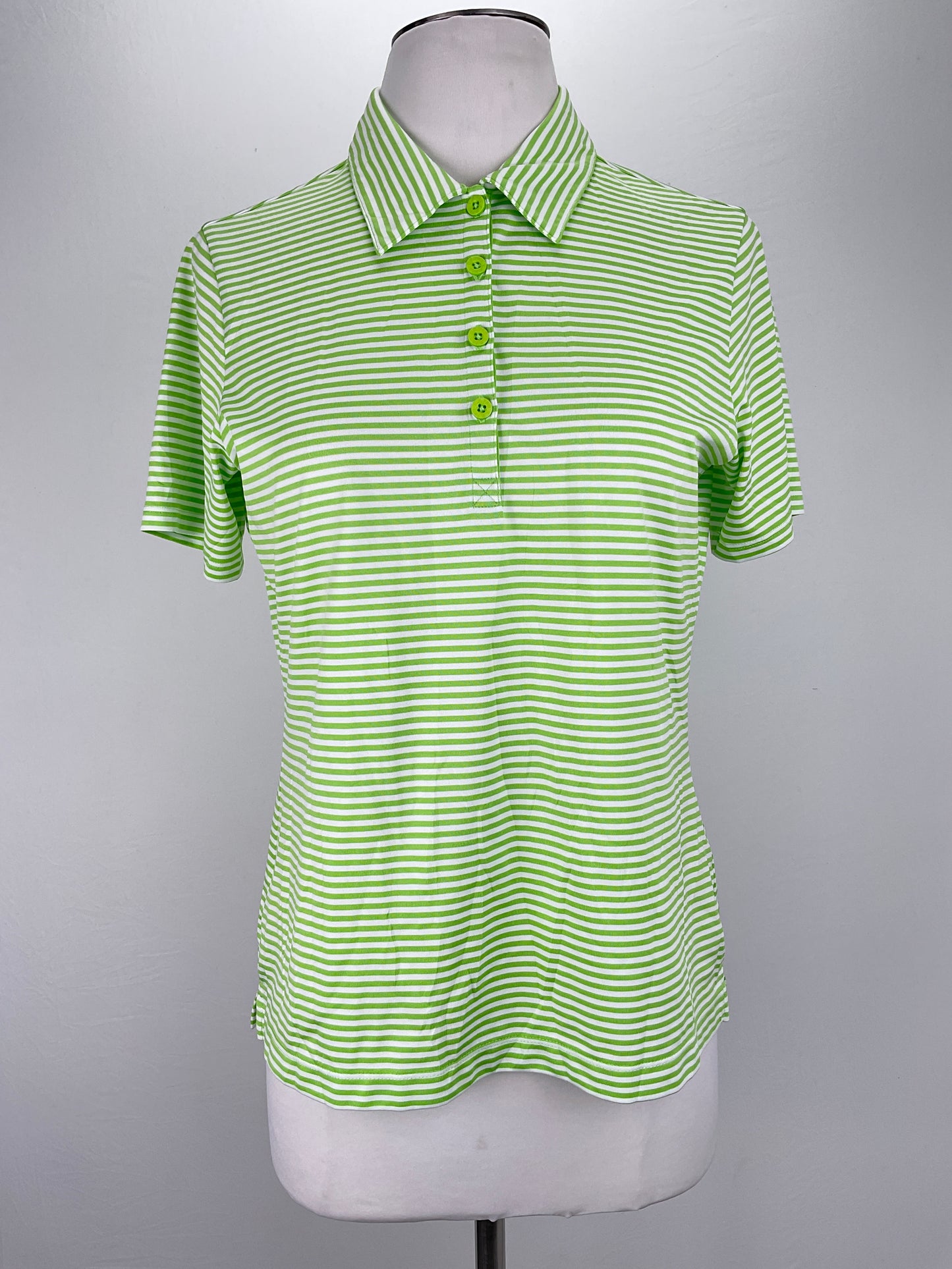 Camiseta Verde de Rayas Tour Teck