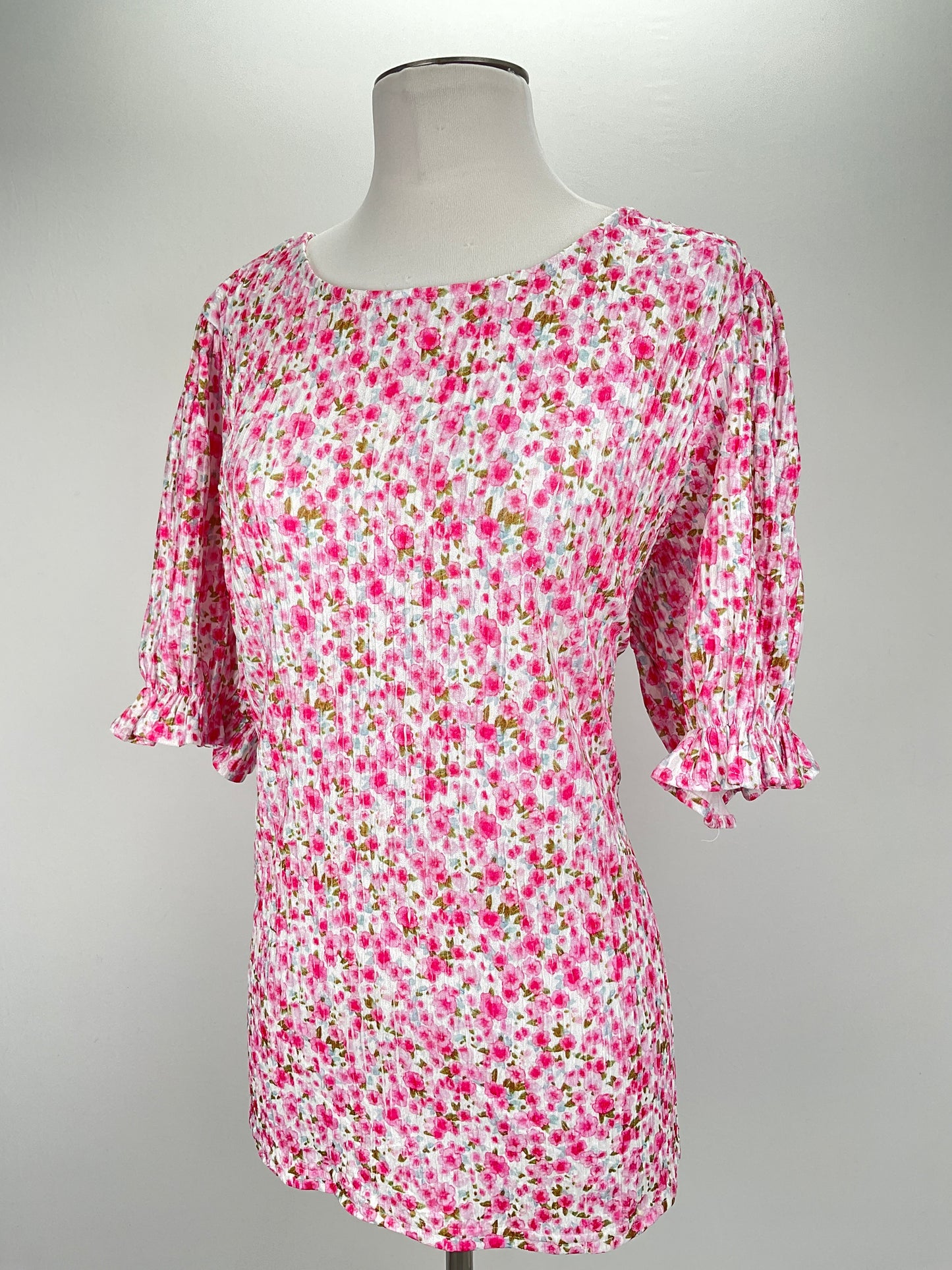 Blusa Rosado Floral Zeagoo