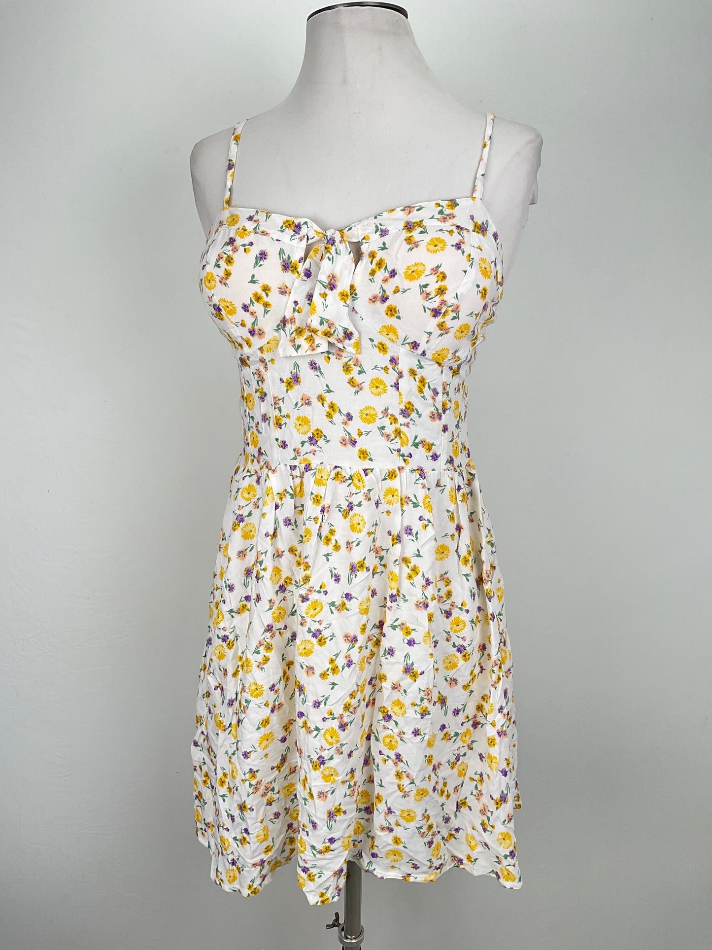 Vestido Blanco Floral Jolie Joy