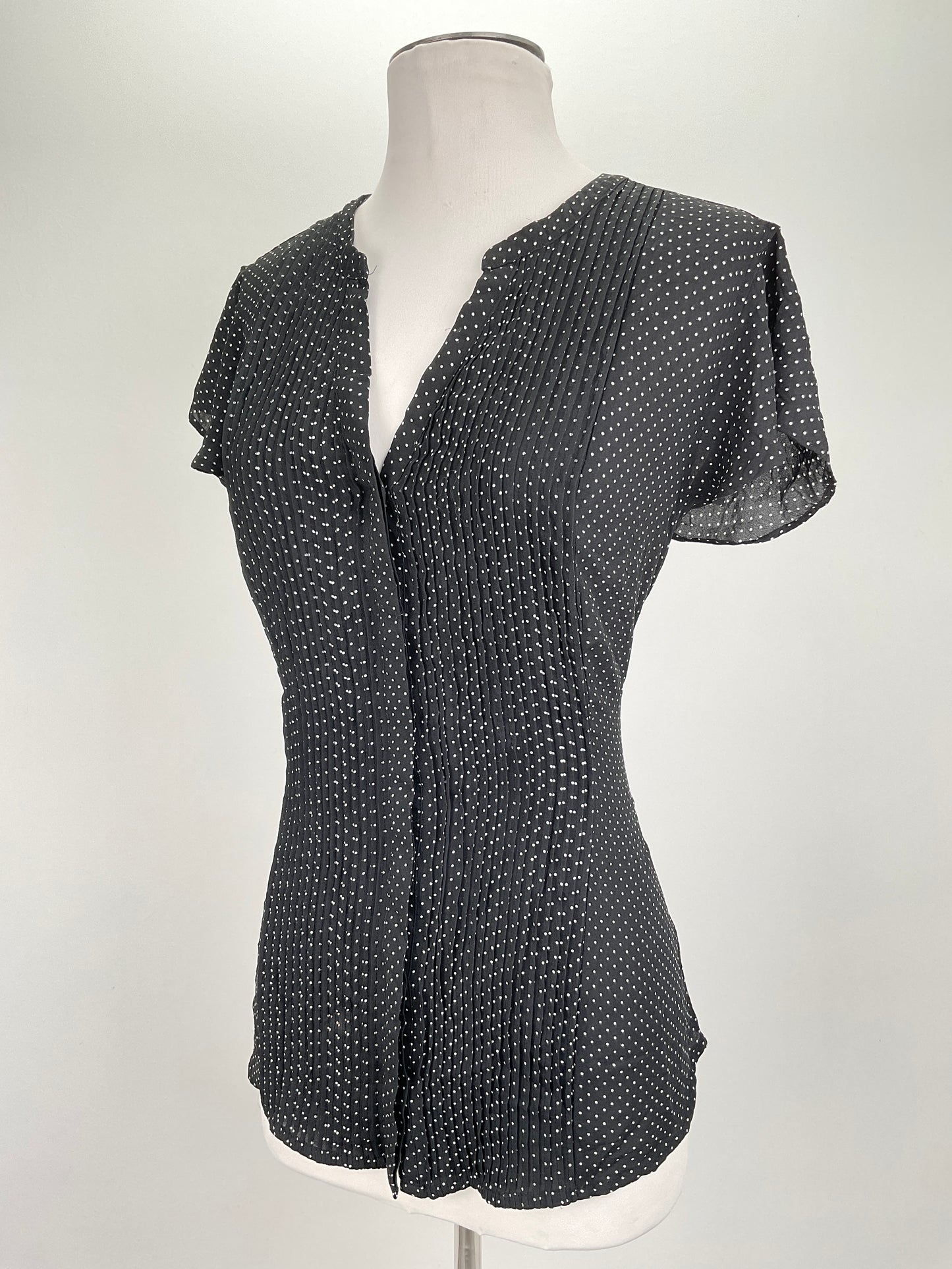 Blusa Negro de Lunares Simply Styled