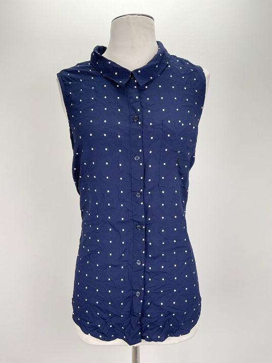 Blusa Azul marino de Cuadro Old Navy