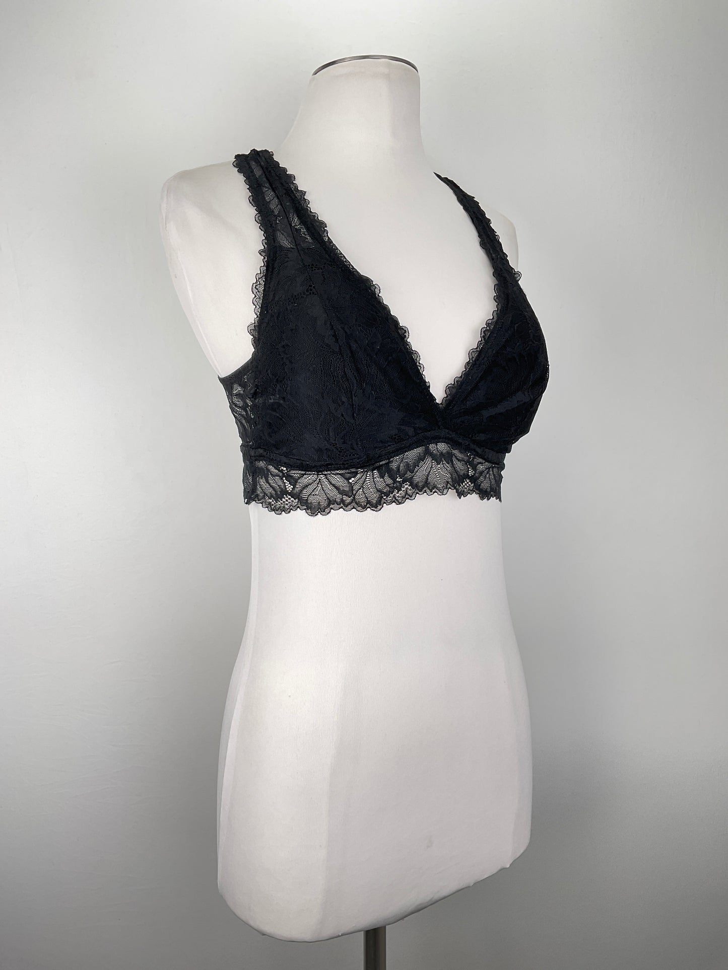 Blusita Negro Floral  Deportivo Auden