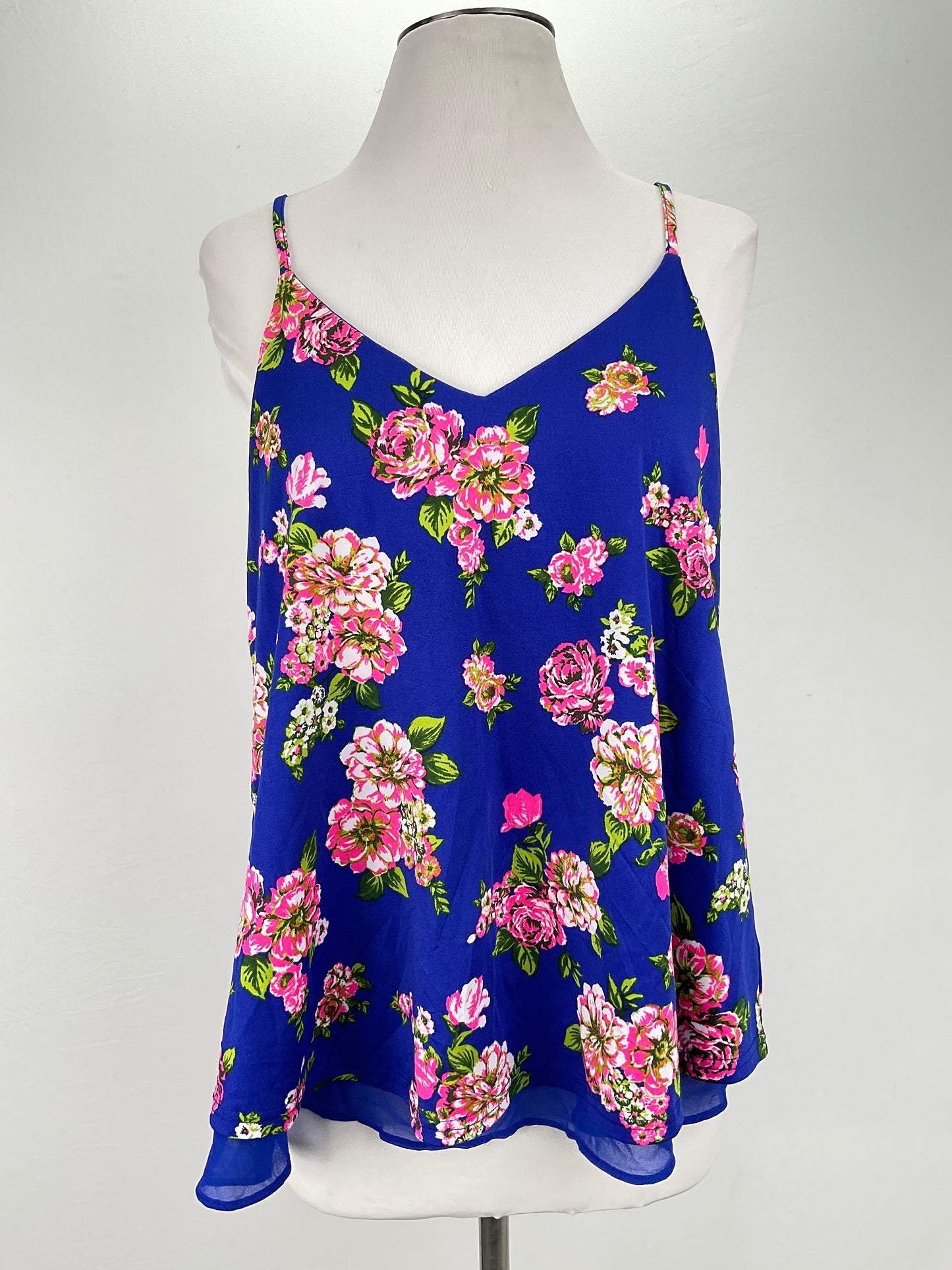 Blusa Azul Floral Sweet Wanderer