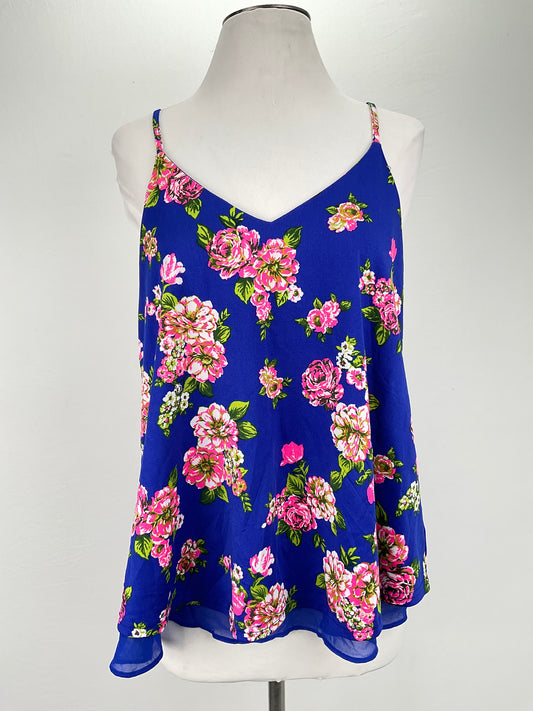 Blusa Azul Floral Sweet Wanderer
