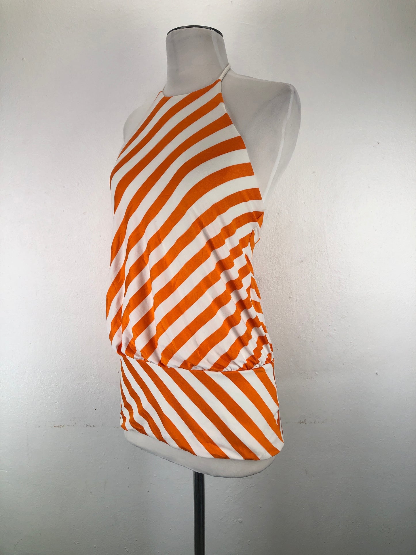Blusa Naranja de Rayas Susana Monaco