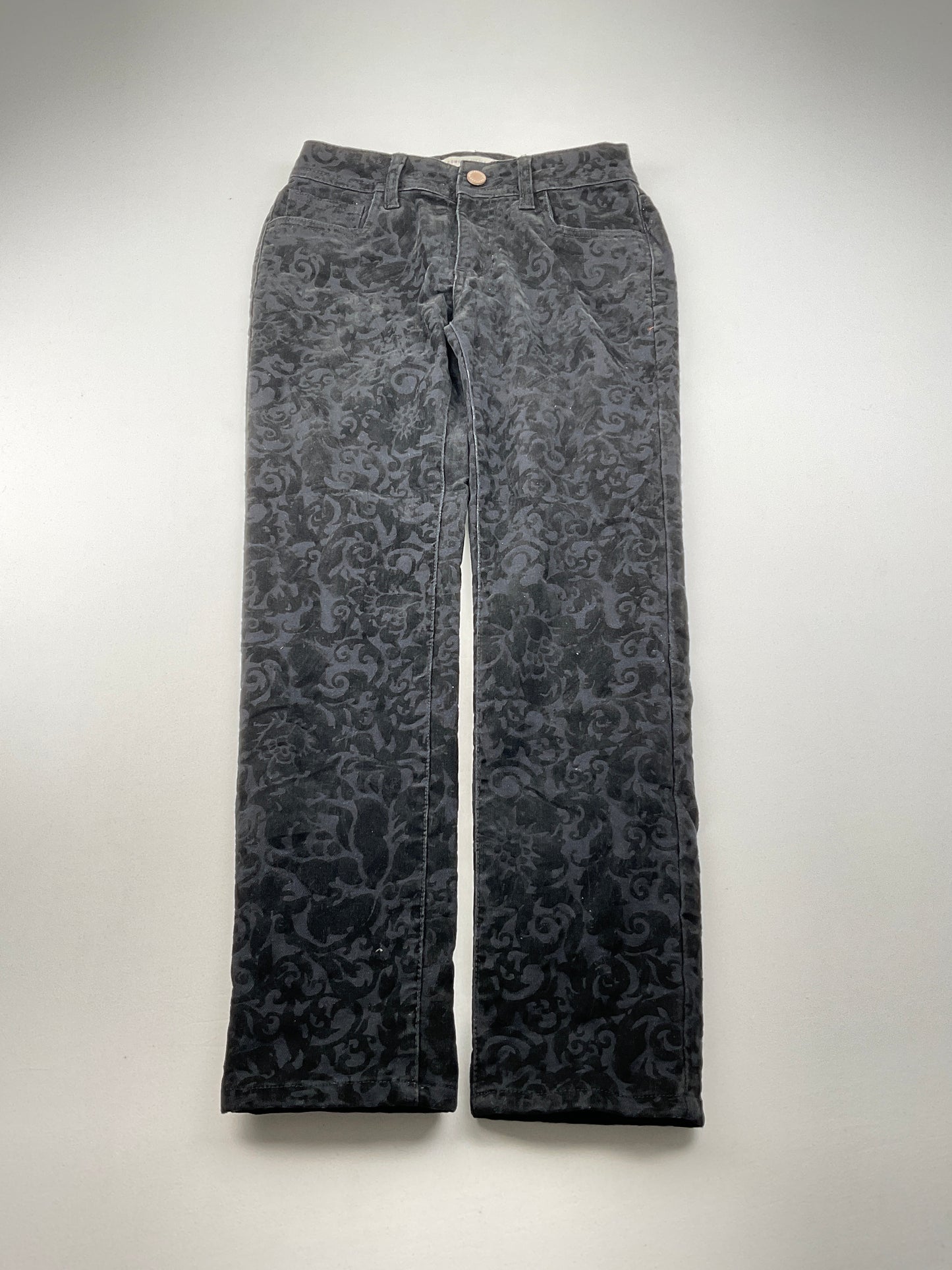 Pantalón Negro Floral Romeo Juliet