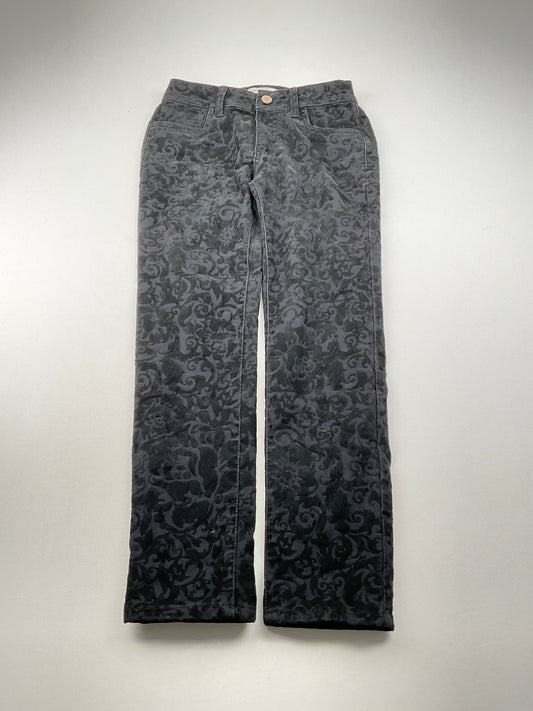 Pantalón Negro Floral Romeo Juliet