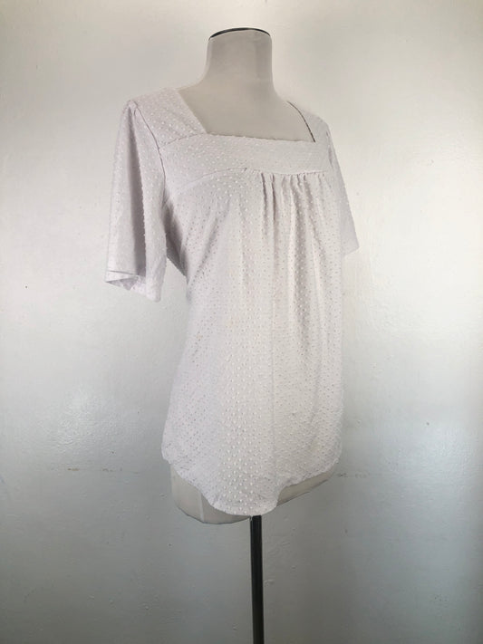 Blusa Blanco de Lunares  Ava James