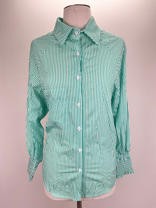 Camisa Turquesa de Rayas Variangis