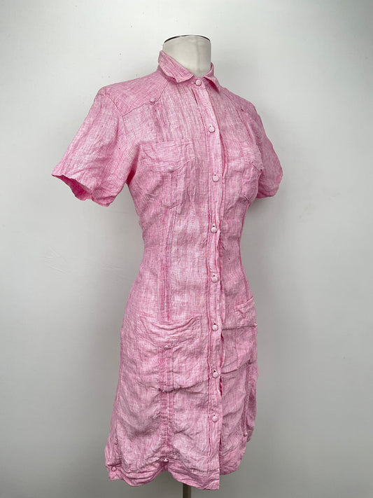 Vestido Camisero Rosado Club Avera