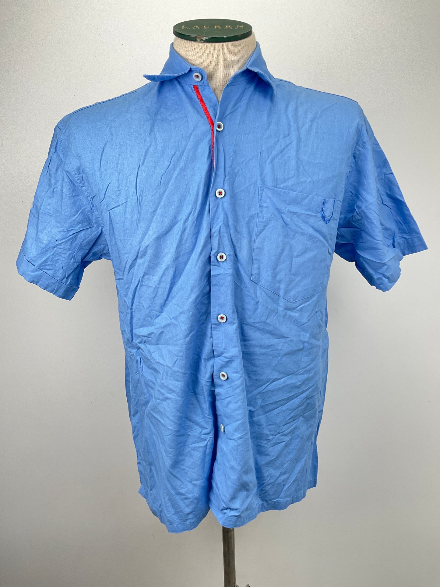 Camisa Azul Bamboo Cay