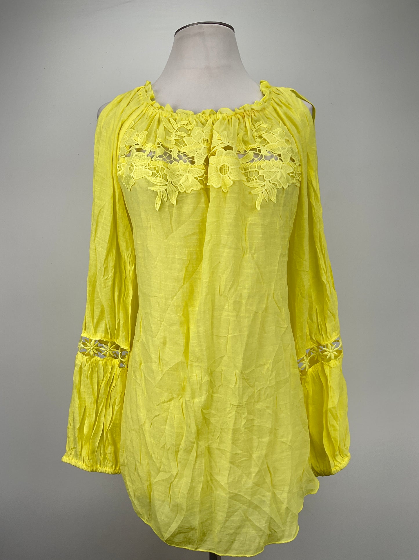 Blusa Amarillo Floral Variangis