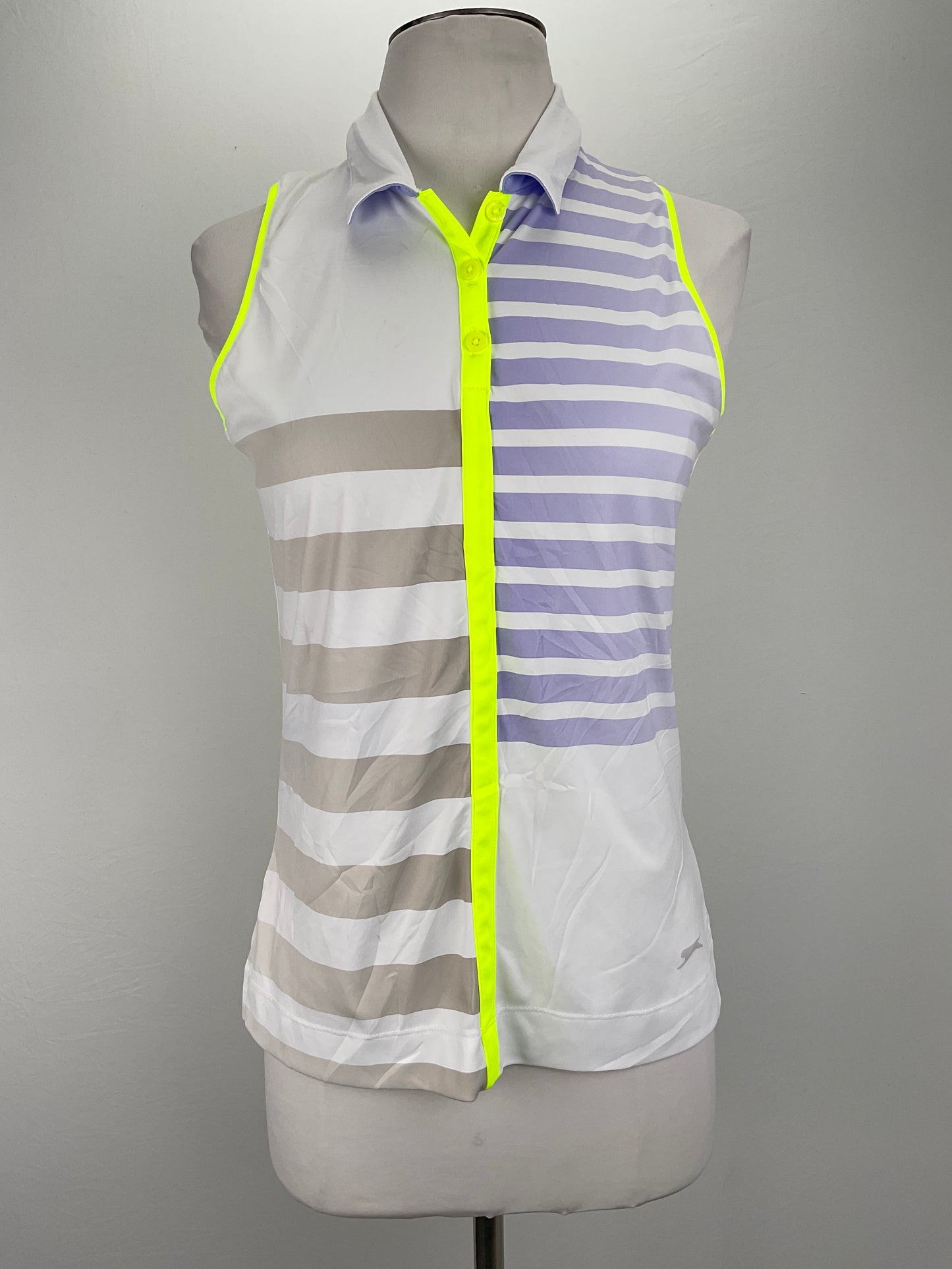 Camiseta Blanco de Rayas Slazenger