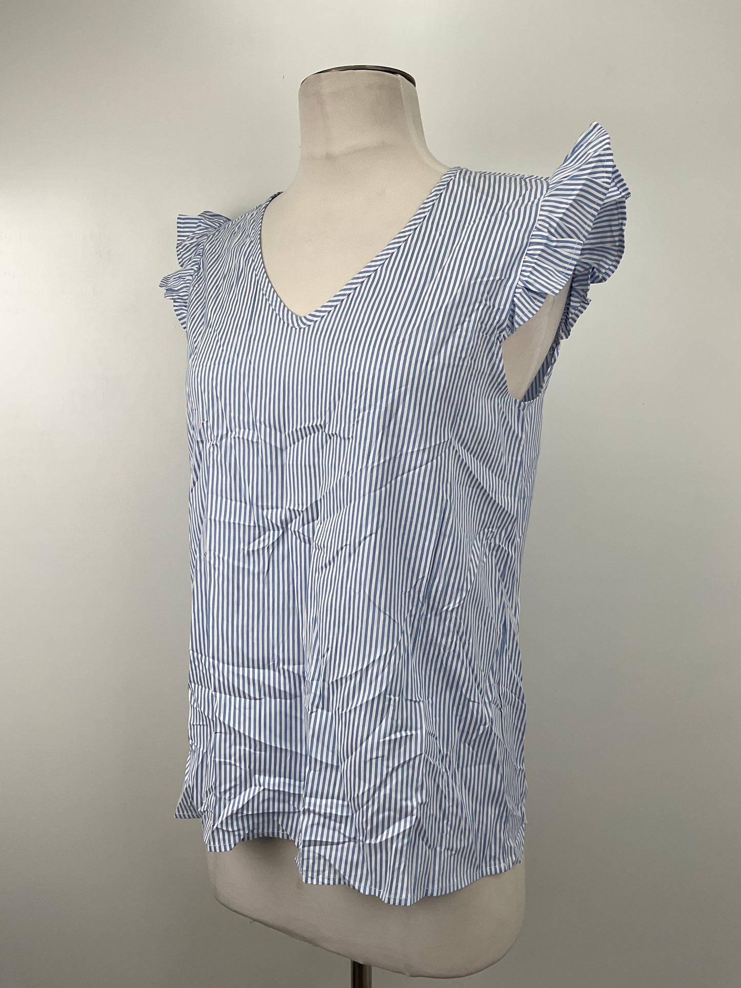 Blusa Azul claro de Rayas Shein