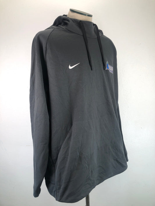Abrigo Gris Con Gorro nike