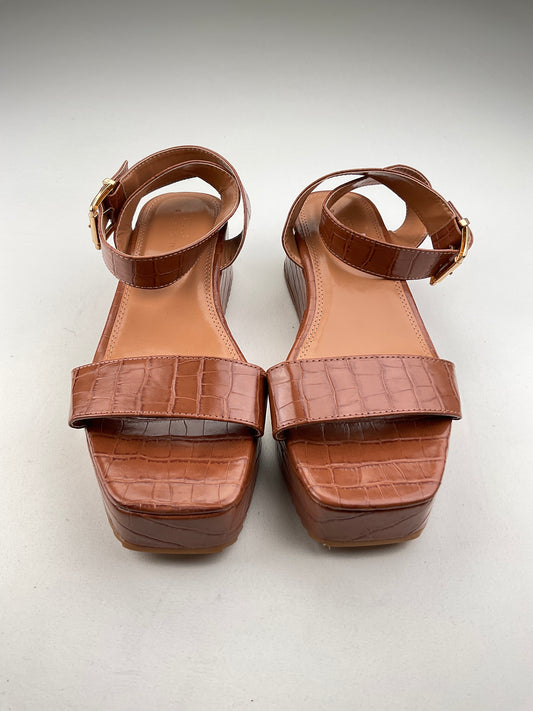 Zapatilla Marron Plataforma Osos