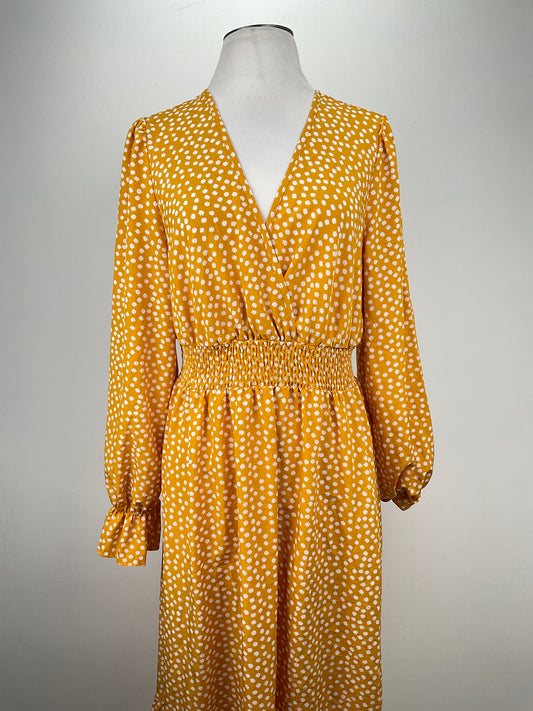 Vestido Amarillo Floral Variangis