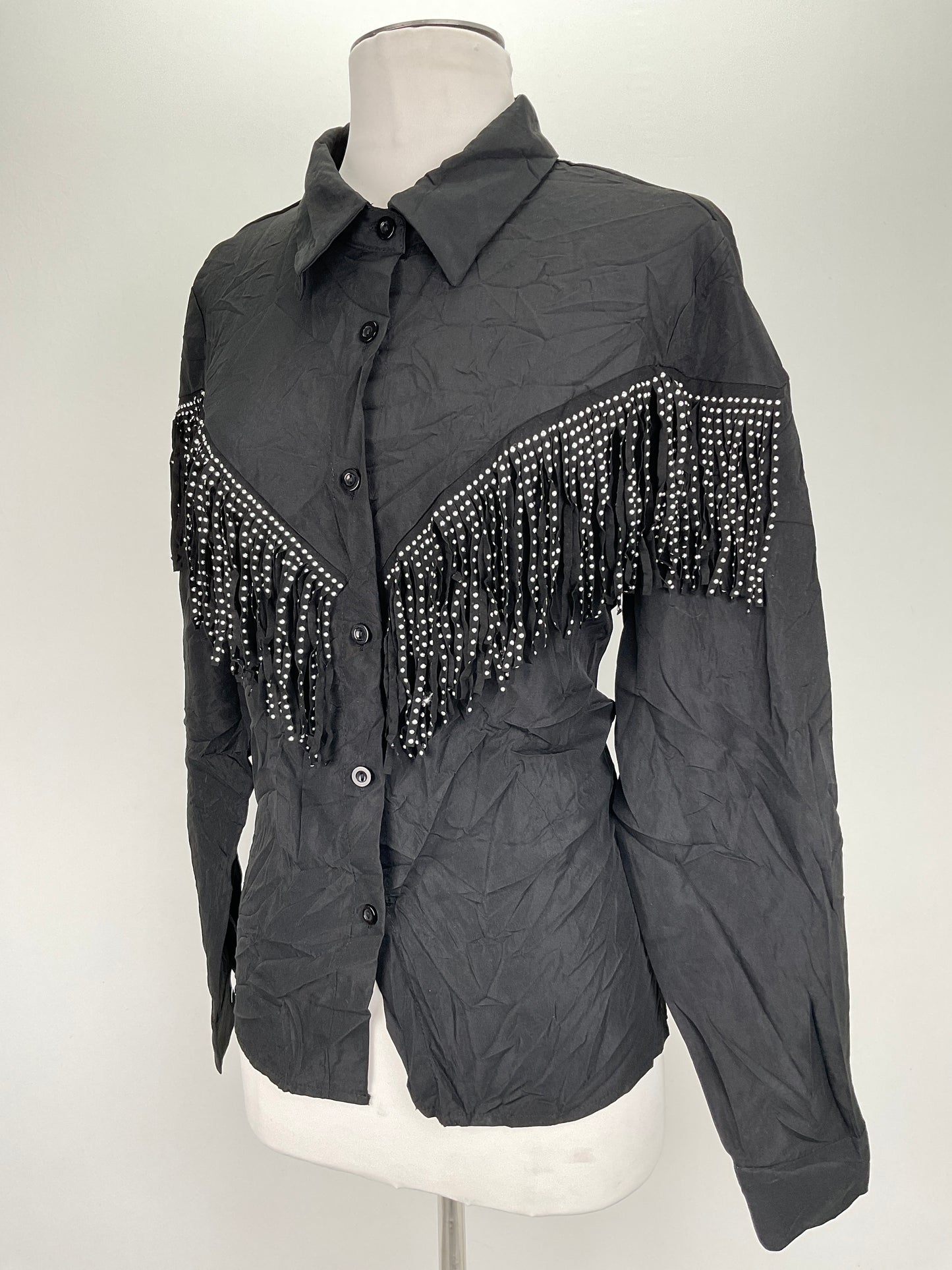 Camisa Negro Shein