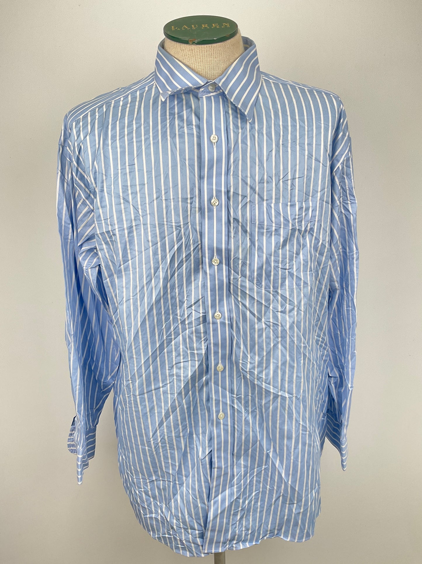 Camisa Azul claro de Rayas Round tree Yorke