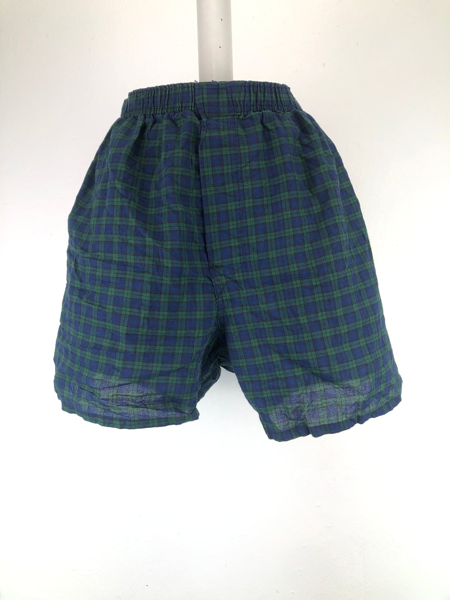 Boxer Verde de Cuadro Hanes