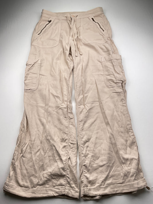 Pantalon Palazzo Crema American Eagle